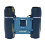 Büro Ev Ofis Kamp Keyfi için 70X60 Mavi Kauçuk Kaplı Cep Tipi Mini Dürbün