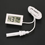 Büro Ev Ofis Yazlık için Dijital Higrometre Termometre Ölçü Aparatı