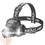 Büro Ev Ofis İş Güvenliği için Şarjlı Lamba Sensörlü Cree TG Led Işıklı Kafa Feneri