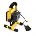 Büro Ev Ofis İş Güvenliği için Şarjlı Lamba Spot Işıklı Projektör El Feneri