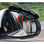 Büro Ev Ofis Arabası için Araç Dışı Yağmur Korur Siperlik Desenli Karbon Oto Aynalık Siperliği