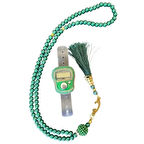 Büro Ev Ofis İnsanı için Hediyelik Elektronik Tesbih Taşlı Zikirmatik Tesbih Seti