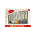 Büro Ev Ofis Çocuk Hediyesi için Eğitici Oyunu 13PARÇA Dekor Peg Aile Boyama Seti