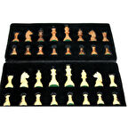 Büro Ev Ofis Hediyesi için Ahşap Yapım Satranç Taşı Seti