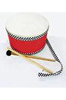 Büro Ev Ofis Hobi Müzik Keyfi için Tekli 19CM Müzik Aleti Mini Boyun Askılı El Davulu