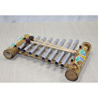 Büro Ev Ofis Hobi Müzik Keyfi için Tekli Müzik Aleti Maksi Batikli Ksilofon Çalgısı