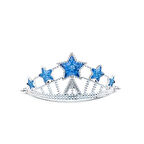 Büro Ev Ofis Etkinlik Gösteri Çocuk Prenses Kraliçe Kostüm Tacı için Plastik Taç