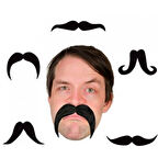 Büro Ev Ofis Etkinlik Gösteri Kostüm Bıyığı için Mustache Takma Bıyık