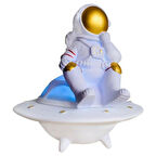 Büro Ev Ofis için Müzikli Masaüstü Müzikli Astronot Lamba
