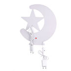 Büro Ev Ofis Hediyesi için Ay Yıldız Işıklı Türk Bayrağı Motif Pano