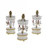 Büro Ev Ofis Dekoru için 6PARÇA Mini Beyaz Atlı Karınca Seti