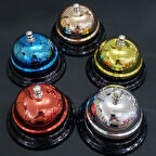 Büro Ev Ofis Dekoru için Renkli Metal Resepsiyon Zili