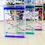 Büro Ev Ofis Dekoru için Sıvı Jel Stil Sulu Kum Saati