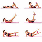 Büro Ev Ofis Yazlık Spor Egzersizi için Pilates Çevirme Çemberi