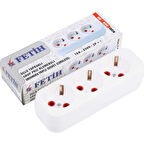 Büro Ev Ofis Yazlık için Üçlü Boş Kasa Kablosuz Hariç Priz