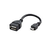 Büro Ev Ofis Network Dönüştürücü için Siyah K Usb Mıcro To Usb F Çevirici