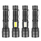 Büro Ev Ofis Güvenlikçisi için 10000LM Zoomlu Mıknatıslı TG Cob Led Powerbank El Feneri