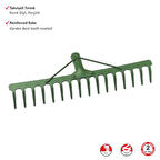 Büro Ev Ofis Hobi Tarla Bahçesi için 14 Dişli Sapsız Takviyeli Tırmık