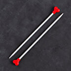 Büro Ev Ofis Hobi Dikiş Atölyesi için 20CM 5MM Klasik Alüminyum Örgü Şişi