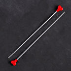 Büro Ev Ofis Hobi Dikiş Atölyesi için 20CM 2MM Klasik Alüminyum Örgü Şişi