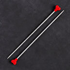 Büro Ev Ofis Hobi Dikiş Atölyesi için 20CM 2,5MM Klasik Alüminyum Örgü Şişi