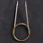 Büro Ev Ofis Hobi Dikiş Atölyesi için 80CM 6,5MM Klasik Misinalı Şiş