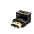 Büro Ev Ofis Network Dönüştürücü için Siyah L Tipi Hdmı To Hdmı F Çevirici