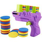 Büro Ev Ofis Çocuk Hediyesi için Disk Atan Stil Oyuncak Tabanca