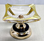 Büro Ev Ofis Hediyesi için Metal Ayaklı Stil Cam Küllük