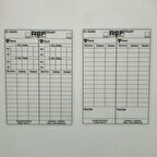 Sarı Kırmızı Kart Etiket Paketi - 2025