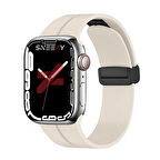 Apple Watch 38mm 40mm 41mm Seri 1 2 3 4 5 6 7 8 Se Uyumlu Coastal Manyetik Tokalı Silikon Kordon