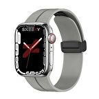 Apple Watch 38mm 40mm 41mm Seri 1 2 3 4 5 6 7 8 Se Uyumlu Coastal Manyetik Tokalı Silikon Kordon