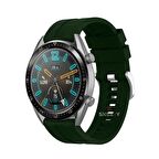 Huawei Watch GT Runner-Sport 46mm- GT2 E 22mm Uyumlu NovaGT Supreme Silikon Kordon