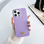 iPhone 11 Uyumlu Diamond Gleam Simli Desenli Kapak