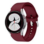 Samsung Galaxy Watch 4 5 Pro 40 42 44 45 46mm Uyumlu Orjinal Tasarım Kavisli PureLux Silikon Kordon