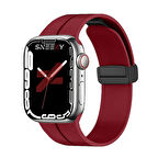 Apple Watch 38mm 40mm 41mm Seri 1 2 3 4 5 6 7 8 Se Uyumlu Coastal Manyetik Tokalı Silikon Kordon