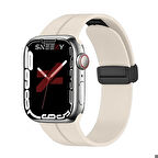 Apple Watch 38mm 40mm 41mm Seri 1 2 3 4 5 6 7 8 Se Uyumlu Coastal Manyetik Tokalı Silikon Kordon