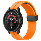 Huawei Watch GT 3 Elegant – Active 42mm Uyumlu 20mm Coastal Manyetik Tokalı Silikon Kordon