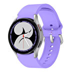Samsung Galaxy Watch 6 40 43 44 47mm Uyumlu Orjinal Tasarım Kavisli PureLux Silikon Kordon