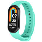 Sneezy Mİ Band 8 İle Uyumlu PureLux Soft Silikon Kordon