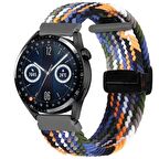Sneezy Samsung Galaxy Watch 6 – Classic 40-43-44-47mm  20mm FiberLink Manyetik Tokalı Örgü Kordon