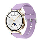 Sneezy Huawei Watch GT4 41mm İle Uyumlu 18mm PureLux Soft Tokalı Silikon Kordon