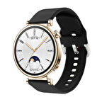 Sneezy Huawei Watch GT4 41mm İle Uyumlu 18mm PureLux Soft Tokalı Silikon Kordon