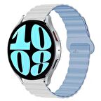 Huawei Watch GT 3 Elegant – Active 42mm Uyumlu 20mm Harmony Duo Magnetik Silikon Kordon