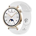 Sneezy Huawei Watch GT 4 41mm İle Uyumlu 18mm PureLux Soft Silikon Kordon