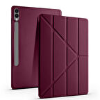 Samsung Galaxy Tab S9 Fe Plus X610 12.4 İnç Katlanabilir Kalemlikli Standlı Akıllı Kılıf