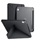 İpad 10.Nesil 10.9 inç 2022 Uyumlu Üçgen Katlanabilir Kalemlikli Standlı Akıllı Kılıf