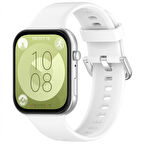 Sneezy Huawei Watch Fit 3 Kordon - PureLux Soft Tokalı Silikon Kordon