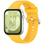 Sneezy Huawei Watch Fit 3 Kordon - PureLux Soft Tokalı Silikon Kordon