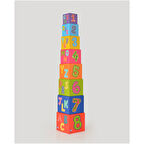 Eğitici Renkli Denge Kule Oyunu - 70 cm